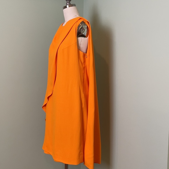 Narcisco Rodriguez crepe draped dress. - Picture 3 of 13